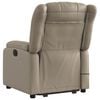 vidaXL Fauteuil inclinable de massage électrique cappuccino similicuir