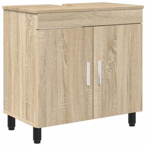 vidaXL Unit&eacute; de vanit&eacute; de salle de bain Ch&ecirc;ne Sonoma 60 x 35 x 60 cm