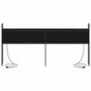 vidaXL Headboard de Rangement avec Station de Charge Ch&ecirc;ne noir 180 cm