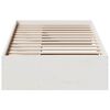 vidaXL Lit de jour sans matelas blanc 80x200 cm bois de pin massif