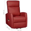 vidaXL Fauteuil de massage Rouge bordeaux Similicuir