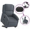 vidaXL Fauteuil inclinable Gris fonc&eacute; Velours