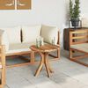 vidaXL Table d'appoint Marron 55 x 55 x 51 cm Bois de teck massif