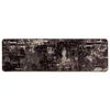 vidaXL Coureur de Tapis MARSA Noir 100 x 350 cm Polyester et PVC