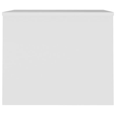 vidaXL Table basse Blanc 80x50,5x41,5 cm Bois d'ingénierie