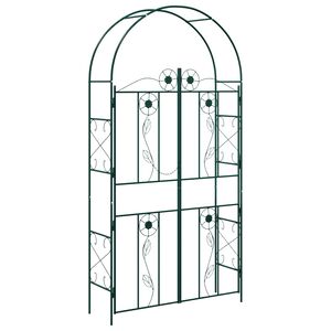 vidaXL Arche de jardin Uni Vert 115 x 37 x 226 cm