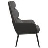 vidaXL Chaise de relaxation Gris clair Tissu