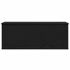 vidaXL Bo&icirc;te de Rangement Ch&ecirc;ne noir 90 x 35 x 35 cm Bois d'ing&eacute;nierie