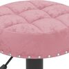 vidaXL Tabourets de bar lot de 2 rose velours