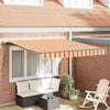 vidaXL Auvent Rétractable Jaune et Orange 350 x 250 cm