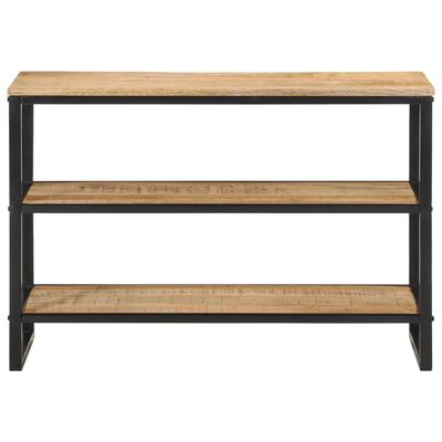 vidaXL Table console 100x35x70 cm bois de manguier massif brut