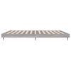 vidaXL Cadre de lit sans matelas sonoma gris 200x200 cm