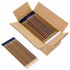 vidaXL Crayons HB &Oslash; 0,7 x 18 cm Bleu et Jaune Bois de peuplier solide