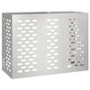 vidaXL Housse de climatiseur Argent 110 x 50 x 80 cm Acier inoxydable