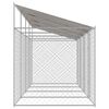 vidaXL Cage pour chien Argent 800 x 200 x 256 cm Acier galvanisé