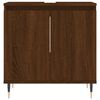 vidaXL Armoire de bain chêne marron 58x33x60 cm bois d'ingénierie