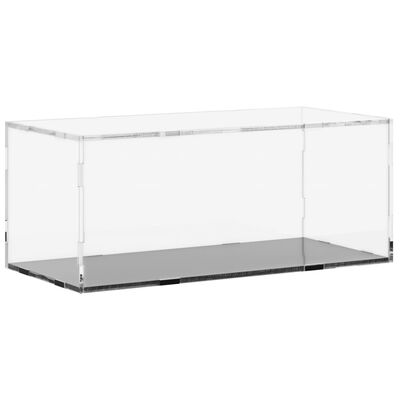 vidaXL Boîte d'affichage transparente 34x16x14 cm acrylique