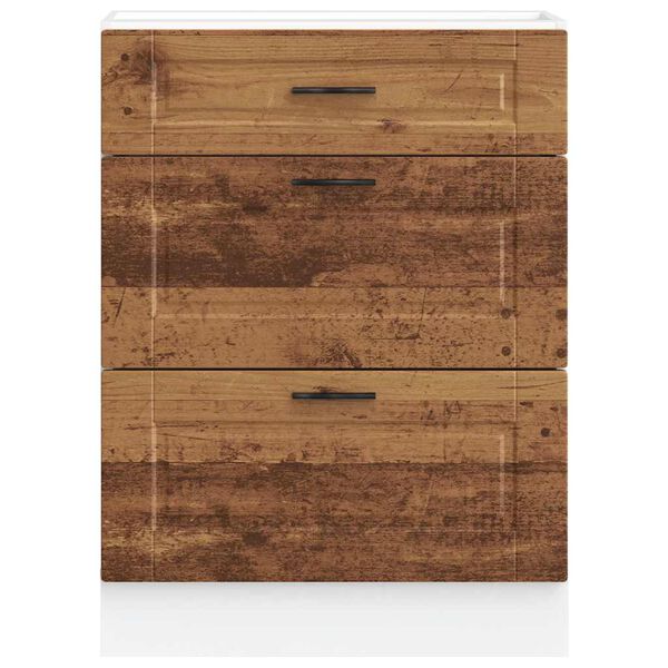 vidaXL Armoire de cuisine Porto vieux bois bois d'ing&eacute;nierie