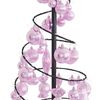 vidaXL Sapin de No&euml;l &agrave; LED avec boules 80 LED blanc chaud 120 cm