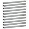 vidaXL Profil&eacute; de recouvrement de jardin 10 pc 100 x 6 x 5 cm