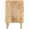 vidaXL Table de chevet 40x32x46 cm bois de manguier massif brut