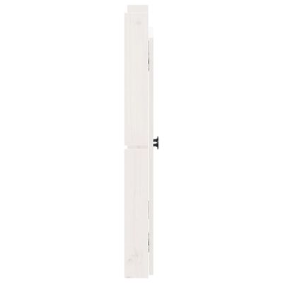 vidaXL Portes de cuisine d'extérieur blanc 50x9x82 cm bois pin massif