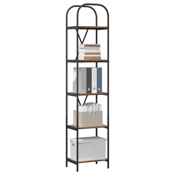 vidaXL &Eacute;tag&egrave;re Bois ancien 40 x 30 x 183 cm Bois d'ing&eacute;nierie