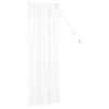 vidaXL Store de Fenêtre avec des rideaux Blanc Aluminium