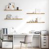 vidaXL &Eacute;tag&egrave;re Murale 4 pcs Beige 100 x 9 x 3 cm Bois d'ing&eacute;nierie