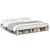 vidaXL Cadre de lit sans matelas sonoma gris 180x200 cm