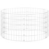 vidaXL Composteur de jardin &Oslash;100x50 cm Acier galvanis&eacute;