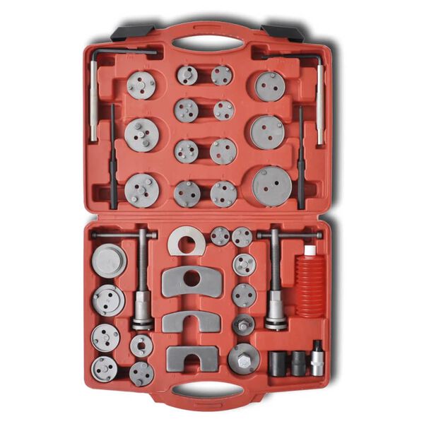 vidaXL Kit d'outils de filetage de piston d'&eacute;trier 40 pcs