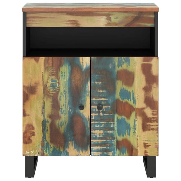 vidaXL Buffet avec 2 portes 60x33x75 cm bois massif de récupération