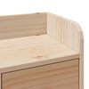 vidaXL Lit biblioth&egrave;que sans matelas 90x190 cm bois de pin massif