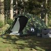 vidaXL Tente de camping tunnel 3 personnes camouflage imperm&eacute;able
