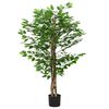 vidaXL Plante artificielle ficus 788 feuilles 120 cm vert