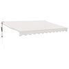 vidaXL Auvent r&eacute;tractable automatique cr&egrave;me 3x2,5 m