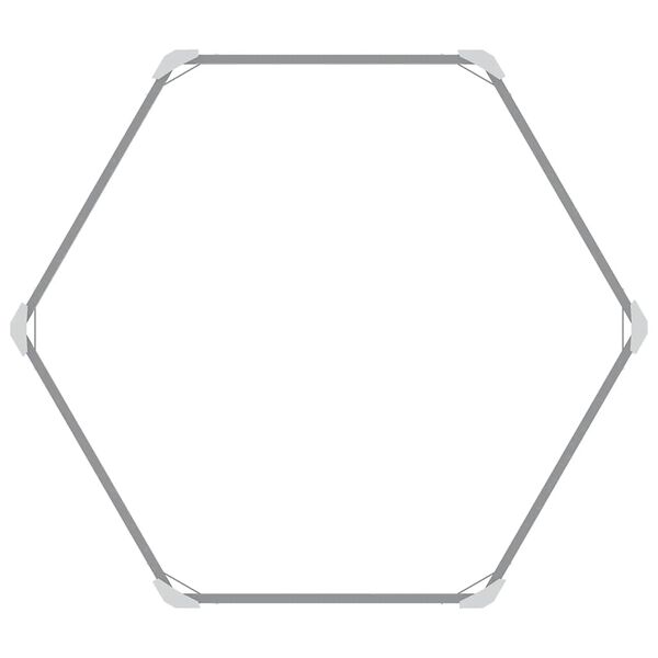 vidaXL Lit surélevé de jardin Acier galvanisé 129x129x77 cm Gris