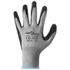 vidaXL Gants de Travail 24 pcs Gris et Noir 9 / l Polyester