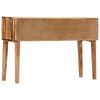 vidaXL Table console 120 x 35 x 76 cm Bois d'acacia massif