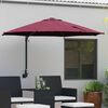 vidaXL Parasol de jardin Bordeaux 248 x 248 x 148 cm