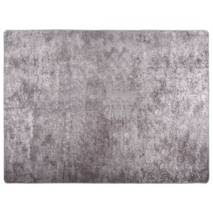 vidaXL Tapis lavable gris 400x300 cm antid&eacute;rapant