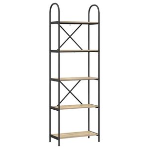 vidaXL &Eacute;tag&egrave;re 5 niveaux 60 x 30 x 183 cm Bois d'ing&eacute;nierie