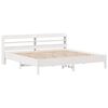vidaXL Cadre de lit sans matelas blanc 180x200 cm bois massif de pin
