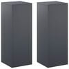 vidaXL Support de Plante 2 pcs Anthracite 30 x 30 x 80 cm