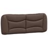 vidaXL Lit avec matelas Hvar marron 140x190 cm similicuir