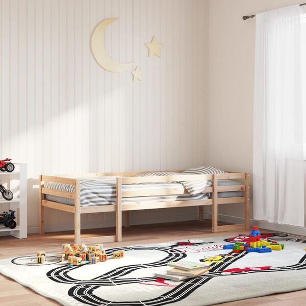 vidaXL Cadre de lit pour enfants sans matelas 75x190 cm pin massif