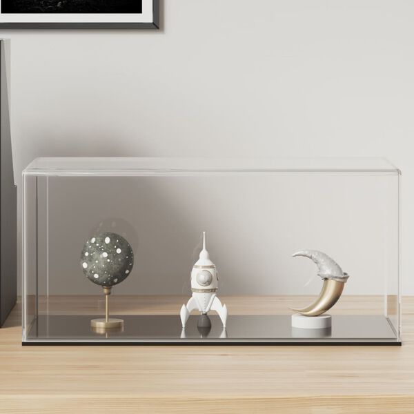 vidaXL Bo&icirc;te d'affichage transparente 30x15x14 cm acrylique