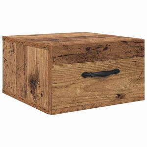 vidaXL Cabinet de chevet Bois ancien 35 x 35 x 20 cm Bois d'ing&eacute;nierie