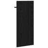 vidaXL Porte-manteau mural avec &eacute;tag&egrave;re Ch&ecirc;ne noir 40 x 10 x 90 cm